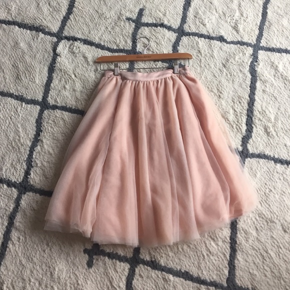Blush Tulle Skirt