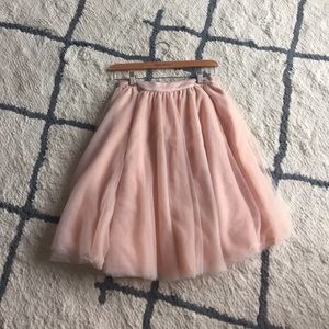 Blush Tulle Skirt