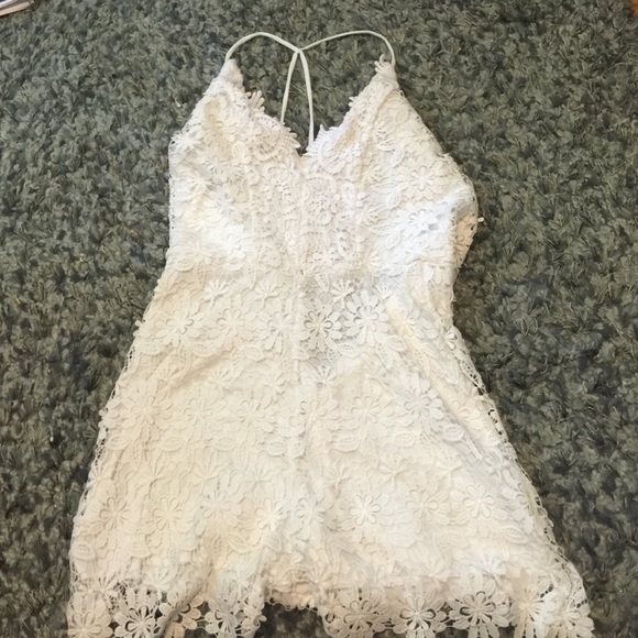 Lace romper size small