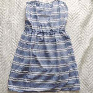 Gap Chambray Striped Dress