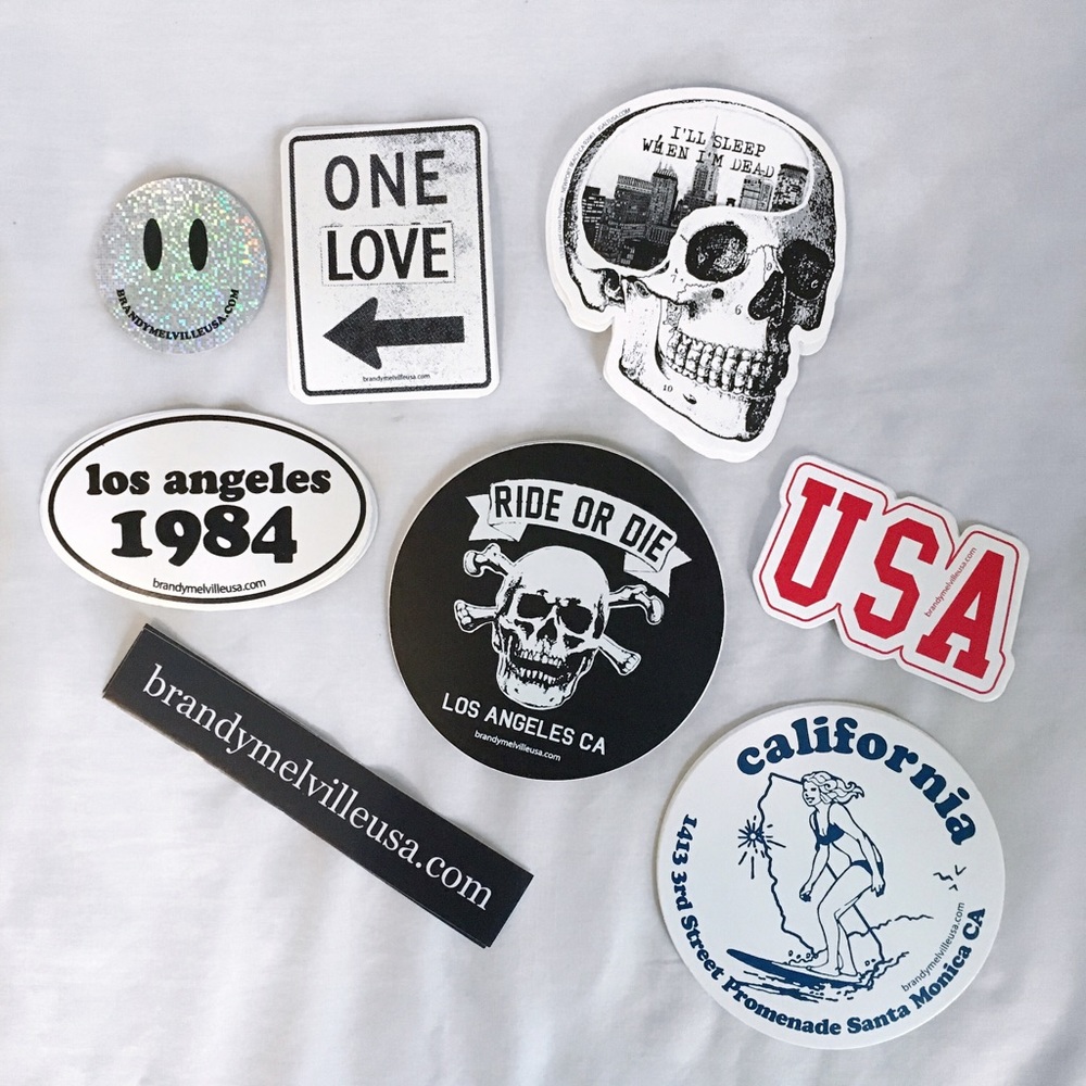 40 Random Brandy Stickers