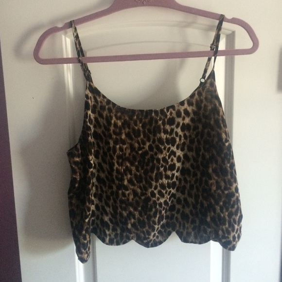 Cheetah crop top