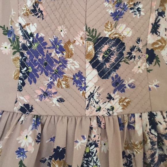 Lavender Sweetheart Floral Summer Skater Dress - Picture 2 of 4