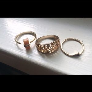 Set of 3 Rings - Size 6