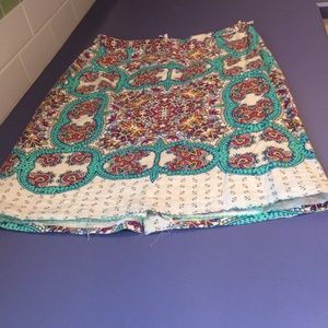 Anthropologie linen a-line skirt Sz10