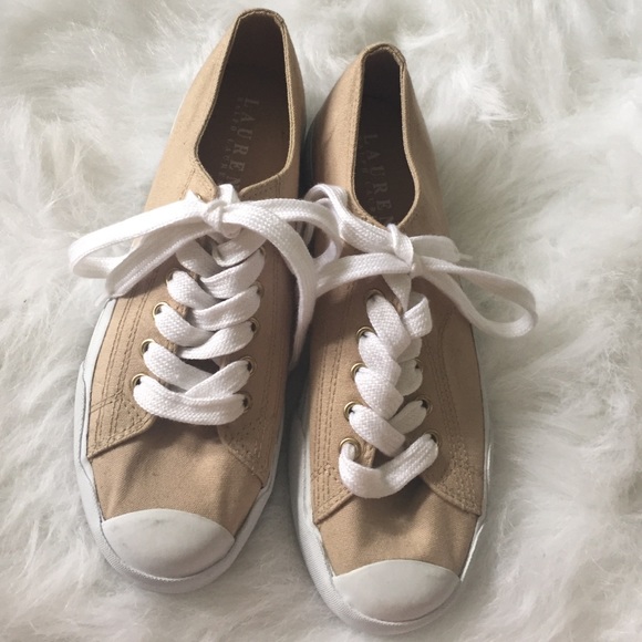 Women's Ralph Lauren canvas sneakers