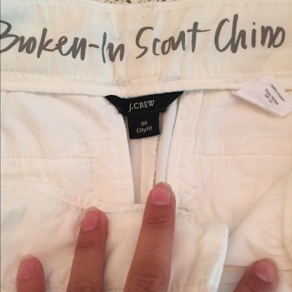 J. Crew Pants - J. Crew white chino pants