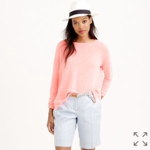 NWT J. Crew Metallic Foil Tailored Bermuda Short