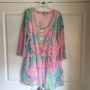 Lilly Pulitzer Fluorescent Beaded Dress