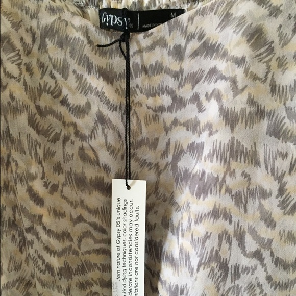 Gypsy05 100% Silk Tigra Mini Dress ☀️🌸 - Picture 3 of 4