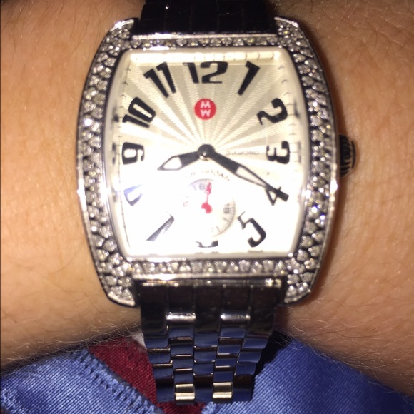 Michele Watch with Diamond Bezel