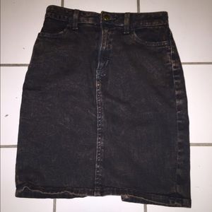 American Apparel High waisted denim skirt