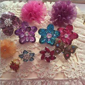 Beautiful rings various kinds. 11 rings new