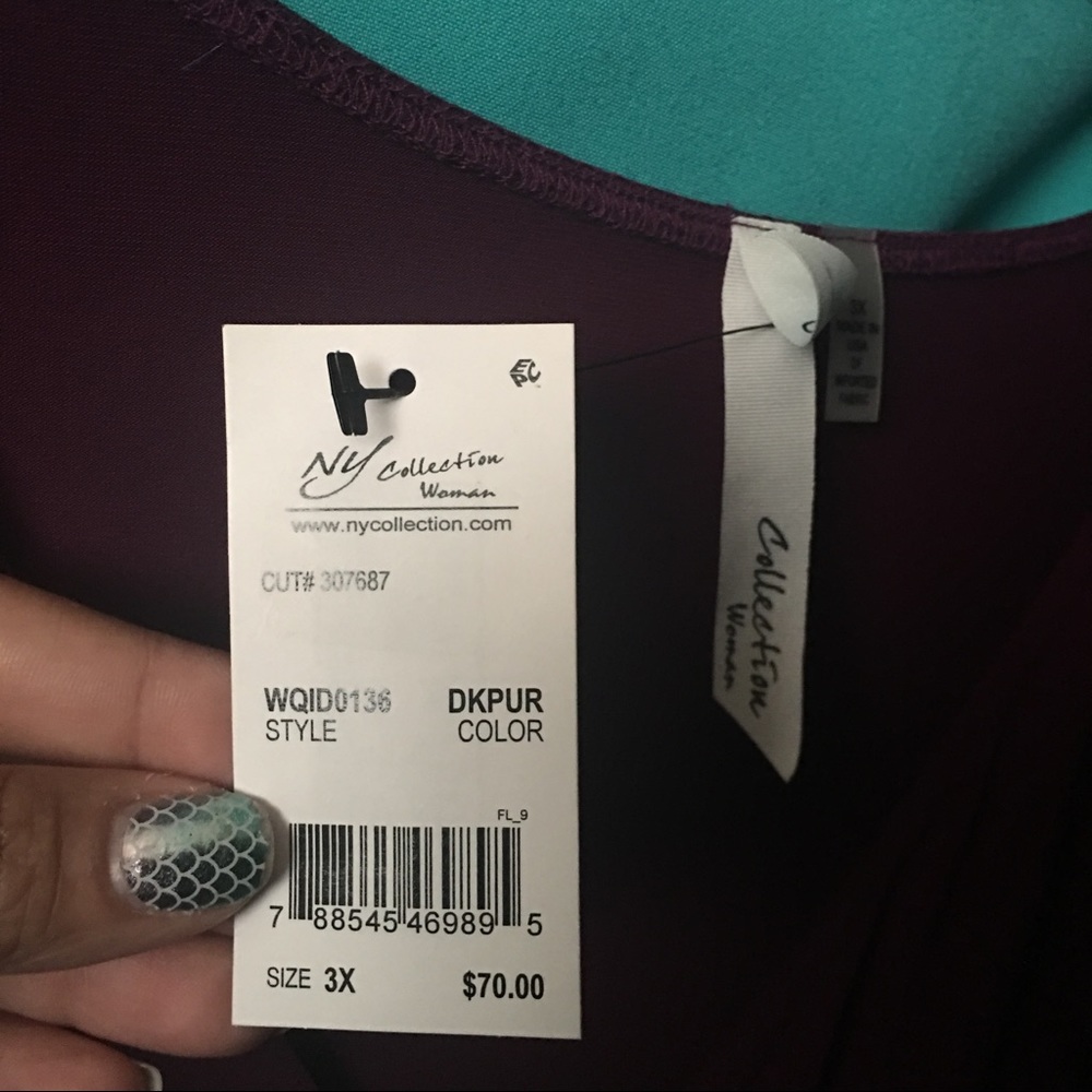 🎉2x Host Pick🎉NY Collection Plus Dress!NWT - Picture 3 of 5