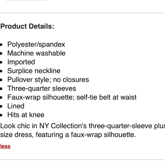 ๐2x Host Pick๐NY Collection Plus Dress!NWT - Picture 2 of 5