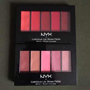 NYX Lip Gloss Palettes