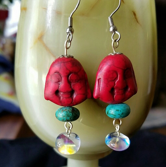 Price reduced!! Happy Buddha earrings