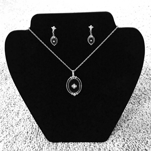 Necklace and earrings