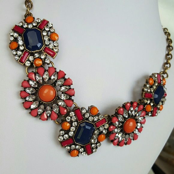 Multicolor Statement Necklace - Picture 1 of 4