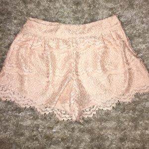 Size XS forever 21 lace shorts