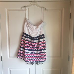 Lilly Pulitzer Strapless Dress XL