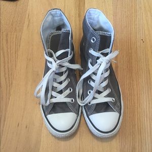 Gray high tops