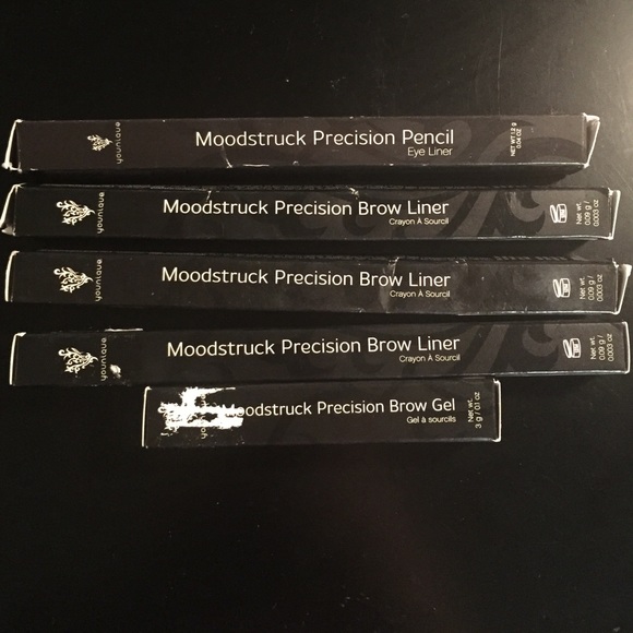 Brow liners, brow gel, and eyeliner