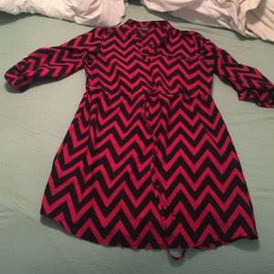 Cute chevron dress!