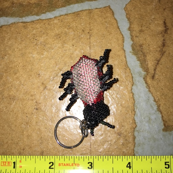 🐞Beaded Ladybug keychain🐞 - Picture 2 of 2