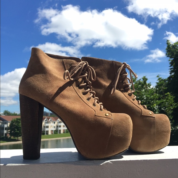 Jeffrey Campbell Lita Platform Boot - Taupe