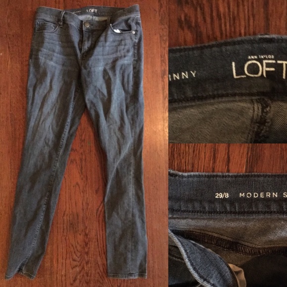 LOFT gray jeans