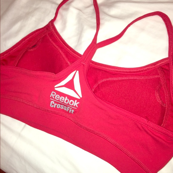 Reebok CrossFit sports bra in red