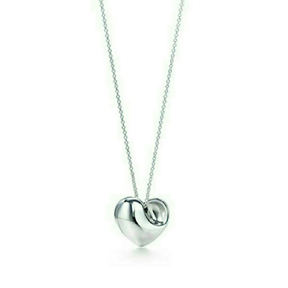 Tiffany & Co. Folded heart necklace