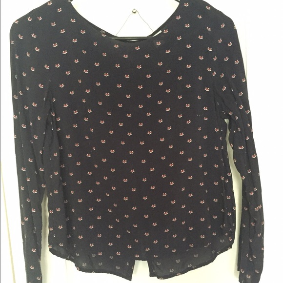 H&M fox blouse