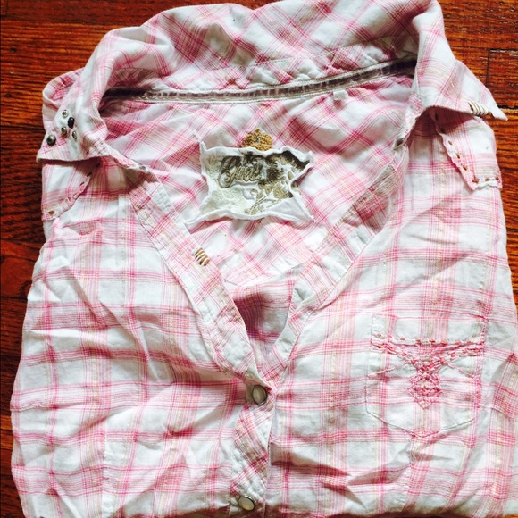 Guess button down shirt