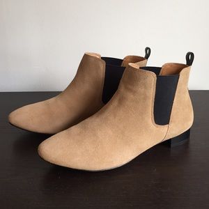 J. Crew Chelsea boots in suede