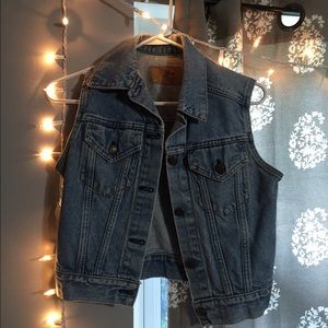 vintage levi vest