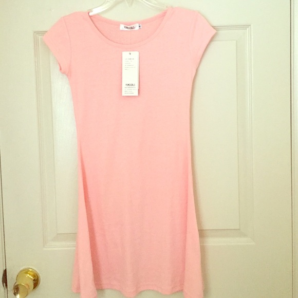 Pink casual flowy dress - Picture 1 of 1