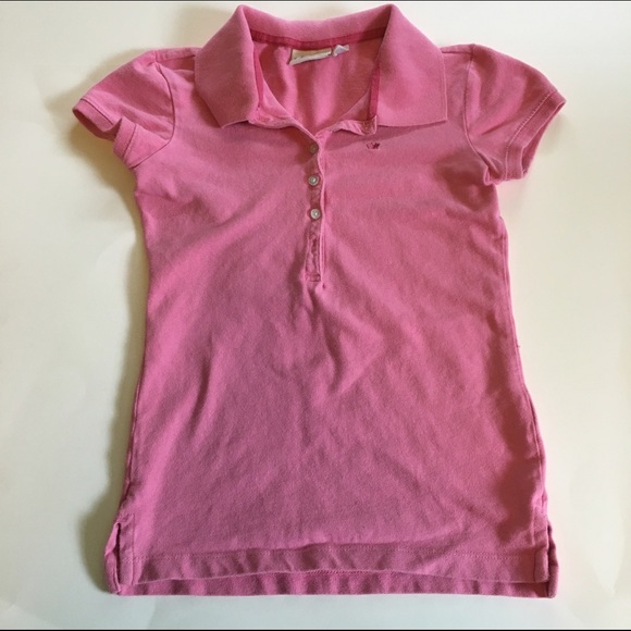 Aeropostale Pink Short Sleeve Polo - Size Small