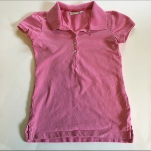 Aeropostale Pink Short Sleeve Polo - Size Small