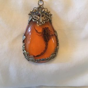 ⭐️Super Cool Mexican Faux Amber w/ Scorpion⭐️