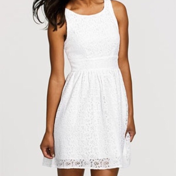 White lace dress