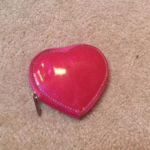 Pink Heart Coin Purse