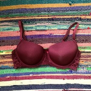 Burgundy Lace Bra NWOT