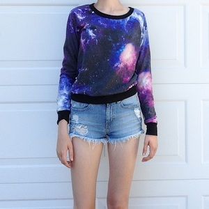 Tumblr / kawaii Galaxy sweater