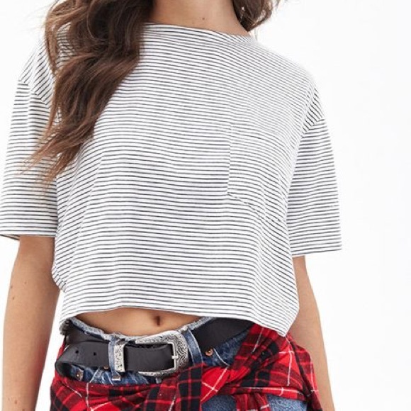 Striped Crop Top