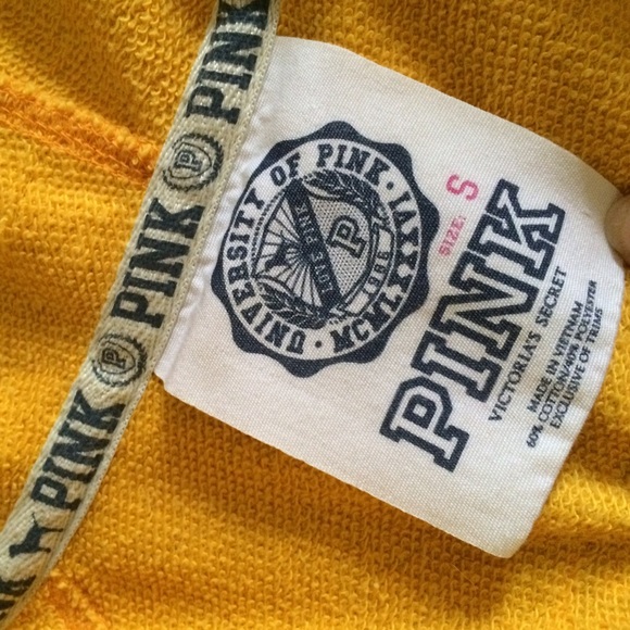 Victoria's Secret football zip up hoodie small