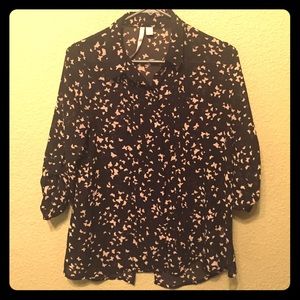 LC Lauren Conrad Button Up Blouse