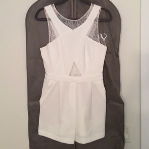 White BCBG MAXAZRIA Romper