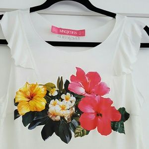 MANGO flower white top